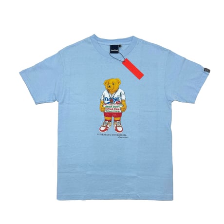 ATTACK ORIGINAL “Mookie” BEAR TEE by INTERBREED (SKY)｜アタックオリジナル “ムーキー” ベアー ティー by インターブリード（スカイ）