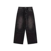 SUPPLIER Switching Pierced Baggy Jeans (BLACK)｜サプライヤー スウィッチング ピアスト バギージーンズ（ブラック）