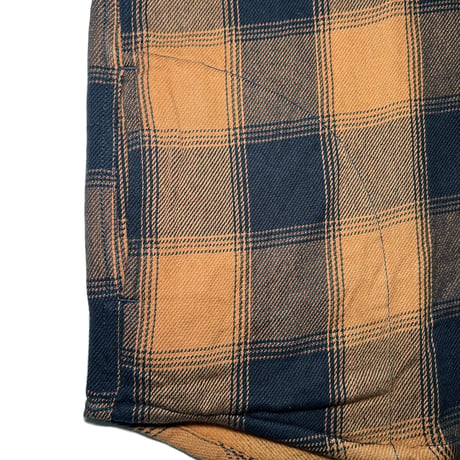 ATTACK ORIGINAL Heavy Flannel Hooded Shirt (Brick)｜アタックオリジナル ヘビーフランネル フーデッドシャツ（ブリック）