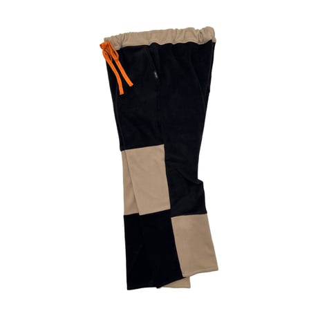 JOHN SOFIA After Zone Panels Fleece Trousers (Black/Beige)｜ジョンソフィア アフターゾーン パネルズ フリーストラウザーズ