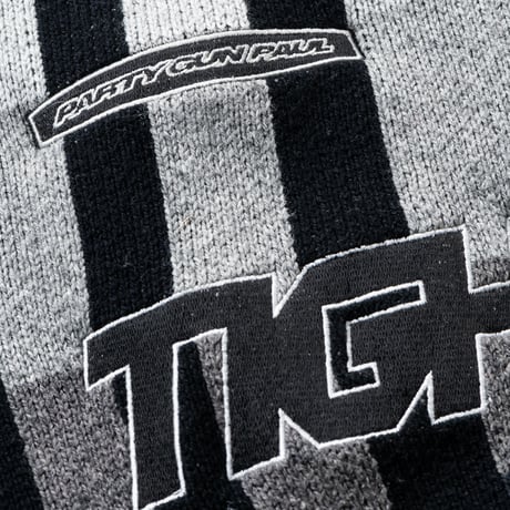 TIGHTBOOTH x 紅桜 / JQ KNIT SWEATER (Black)｜タイトブース × 紅桜 ジャカード ニットセーター（ブラック）