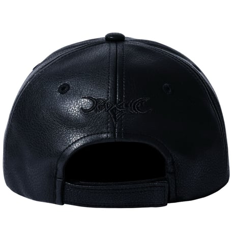 REVENGE TONAL EMBROIDERED LEATHER HAT (BLACK)｜リベンジ トーナル エンブロイダード レザー ハット（ブラック）