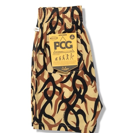 Cookman Chef Pants Short Light Tribal Camo (Beige)｜クックマン シェフパンツ ショート ライトトライバルカモ（ベージュ）