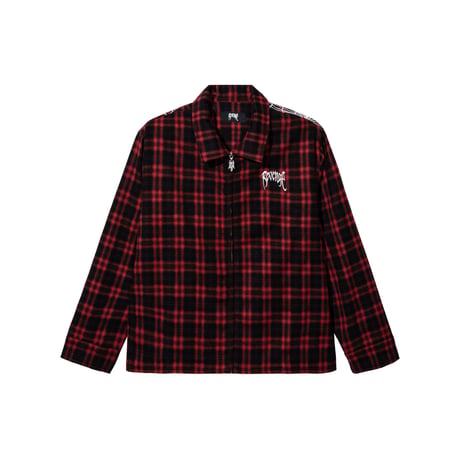 REVENGE EMBSPIDER FLANNEL (RED)｜リベンジ EMBスパイダー フランネル（レッド）