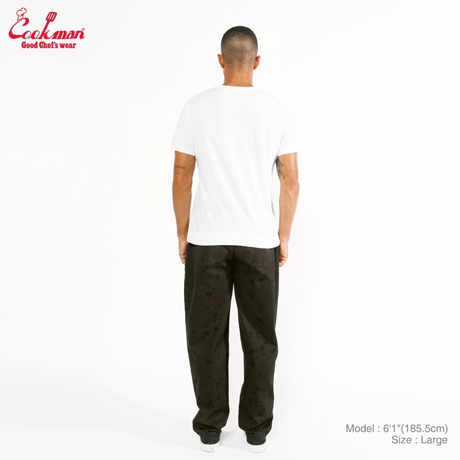 Cookman Chef Pants Sauce Splash Camo (Black)｜クックマン ソーススプラッシュ カモ シェフパンツ（ブラック）