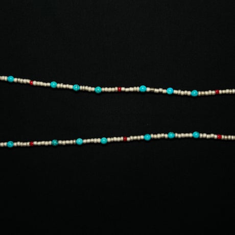 JOHN SOFIA Feather Beads Necklace (Leaf)｜ジョンソフィア フェザービーズネックレス（リーフ）