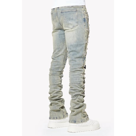 GUAPI Vintage Blue Aviation Clasp Denim (Vintage Blue)｜グアピ ヴィンテージブルー アビエーション クラスプ デニム（ヴィンテージブルー）