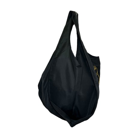 ATTACK ORIGINAL “Sign?” Ripstop Nylon Eco Bag (Blk/Grn)｜アタックオリジナル エコバッグ（ブラック/グリーン）