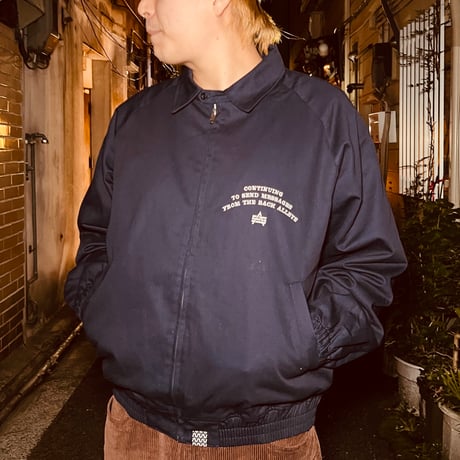 ATTACK ORIGINAL “CONCEPT” Harrington Jacket (Navy)｜アタックオリジナル “コンセプト” ハリントンジャケット（ネイビー）