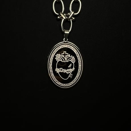 JOHN SOFIA Sacred Heart Necklace (Silver)｜ジョンソフィア セイクリッドハート ネックレス（シルバー）