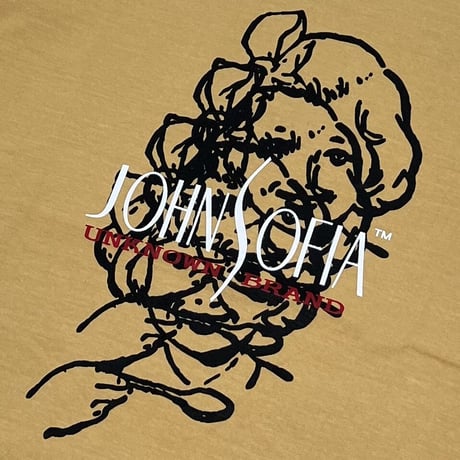 JOHN SOFIA Acid Spoon Garment Dye Tee (Lt Green, Yellow)｜ジョンソフィア アシッドスプーン ガーメントダイT（ライトグリーン/イエロー）
