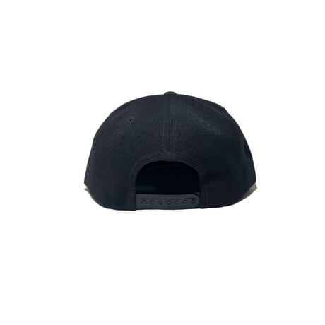 ADG AS Logo Velvet Brim Snapback (Blk/Blk)｜エーディージー ASロゴ ベルベットブリム スナップバック（ブラック/ブラック）