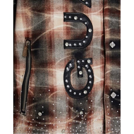 GUAPI Mocha Rhinestone Flannel (Brown)｜グアピ モカ ラインストーン フランネル（ブラウン）