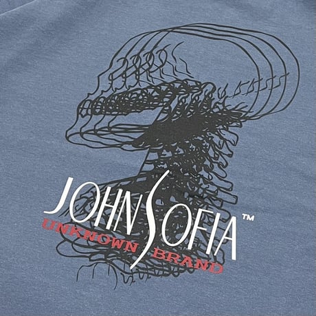 JOHN SOFIA Acid CT Garment Dye Tee (Red, Blue, Navy)｜ジョンソフィア アシッドCT ガーメントダイ ティーシャツ（レッド/ブルー/ネイビー）