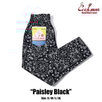 Cookman Chef Pants Paisley (Black)