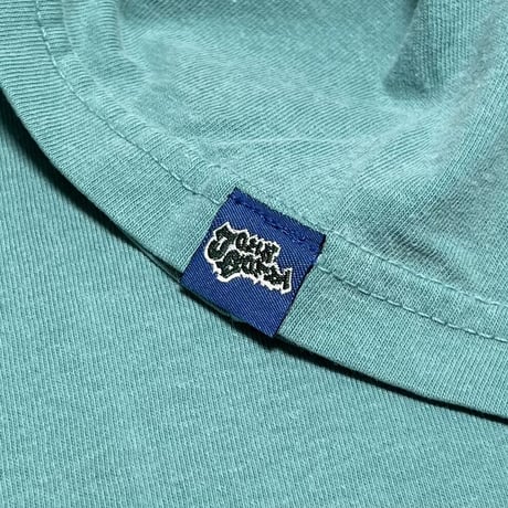 JOHN SOFIA Acid Spoon Garment Dye Tee (Lt Green, Yellow)｜ジョンソフィア アシッドスプーン ガーメントダイT（ライトグリーン/イエロー）