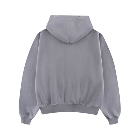 SUPPLIER Fire Skeleton Rhinestone Zip Hoodie (GRAY)｜サプライヤー ファイヤー スケルトン ラインストーン ジップフーディー（グレー）