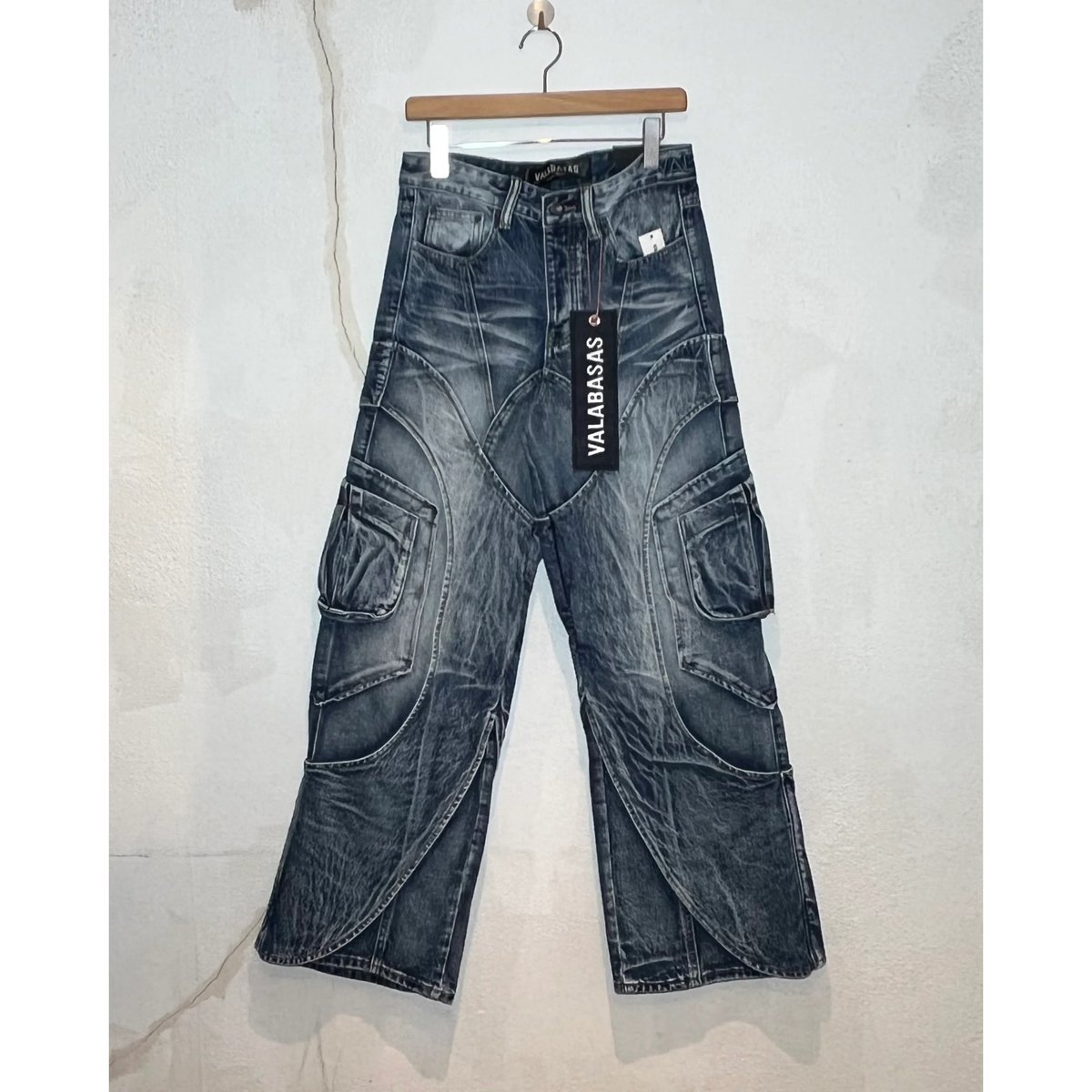 VALABASAS GUTS BAGGY (BLUE WASH) | Attack Store