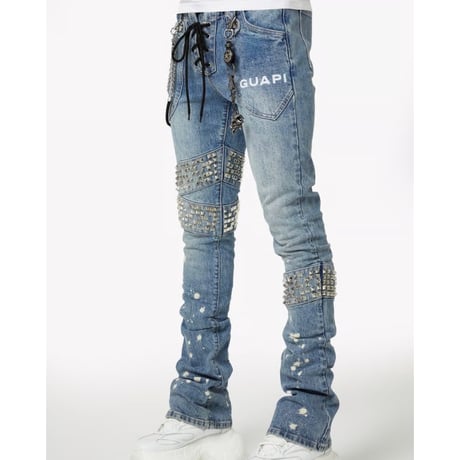 GUAPI Aqua Blue Warpath Denim (Blue)｜グアピ アクアブルー ウォーパス デニム（ブルー）