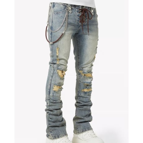 GUAPI Vintage Blue Weston Denim (Vintage Blue) | グアピ ビンテージ ブルー ウェスタン デニム (ブルー)