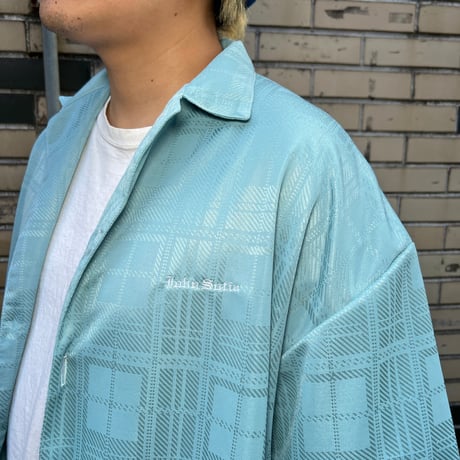 JOHN SOFIA Fresh Wind SS Shirts (Sky/Mint, Sky/Wht, Sky/Blk)｜ジョンソフィア フレッシュウィンド ショートスリーブシャツ