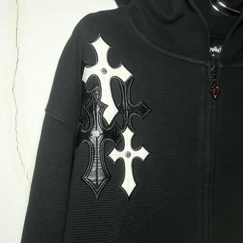 SUPPLIER Multiple Cross Leather Patch Thermal Z