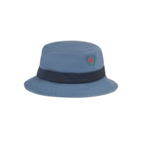 Only NY NY Crest Bucket Hat (Natural, Slate)｜オンリーニューヨーク NYクレスト バケットハット（ナチュラル/スレート）