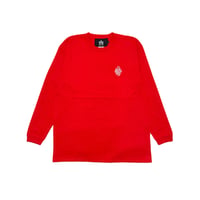 ATTACK ORIGINAL Angel Logo LS Tee (Red)｜アタックオリジナル エンジェルロゴ ロングスリーブT（レッド）