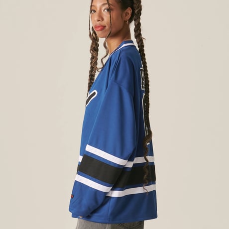 FUBU Hockey Shirts (BLUE)｜フブ ホッケーシャツ（ブルー）