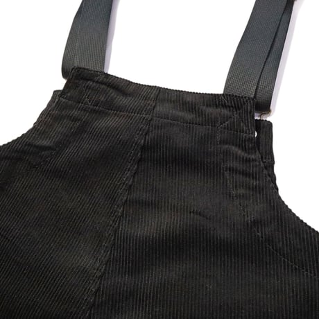 Cookman Fisherman's Bib Overall Corduroy (Black)｜クックマン フィッシャーマンズ ビブオーバーオール コーデュロイ（ブラック）