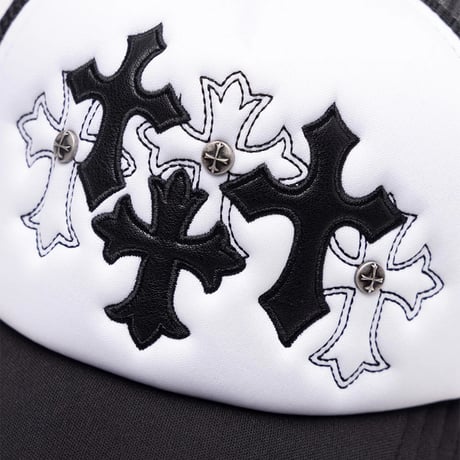 SUPPLIER Multiple Cross Mesh Cap (BLACK)｜サプライヤー マルチプル クロス メッシュキャップ（ブラック)