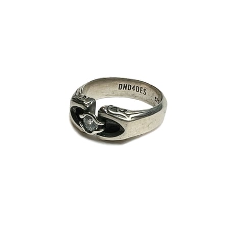 DND4DES Honeysuckle Pattern Small Ring (925 SILVER)｜ディーエヌディーフォーデス ハニースクル パターン スモールリング（925シルバー）