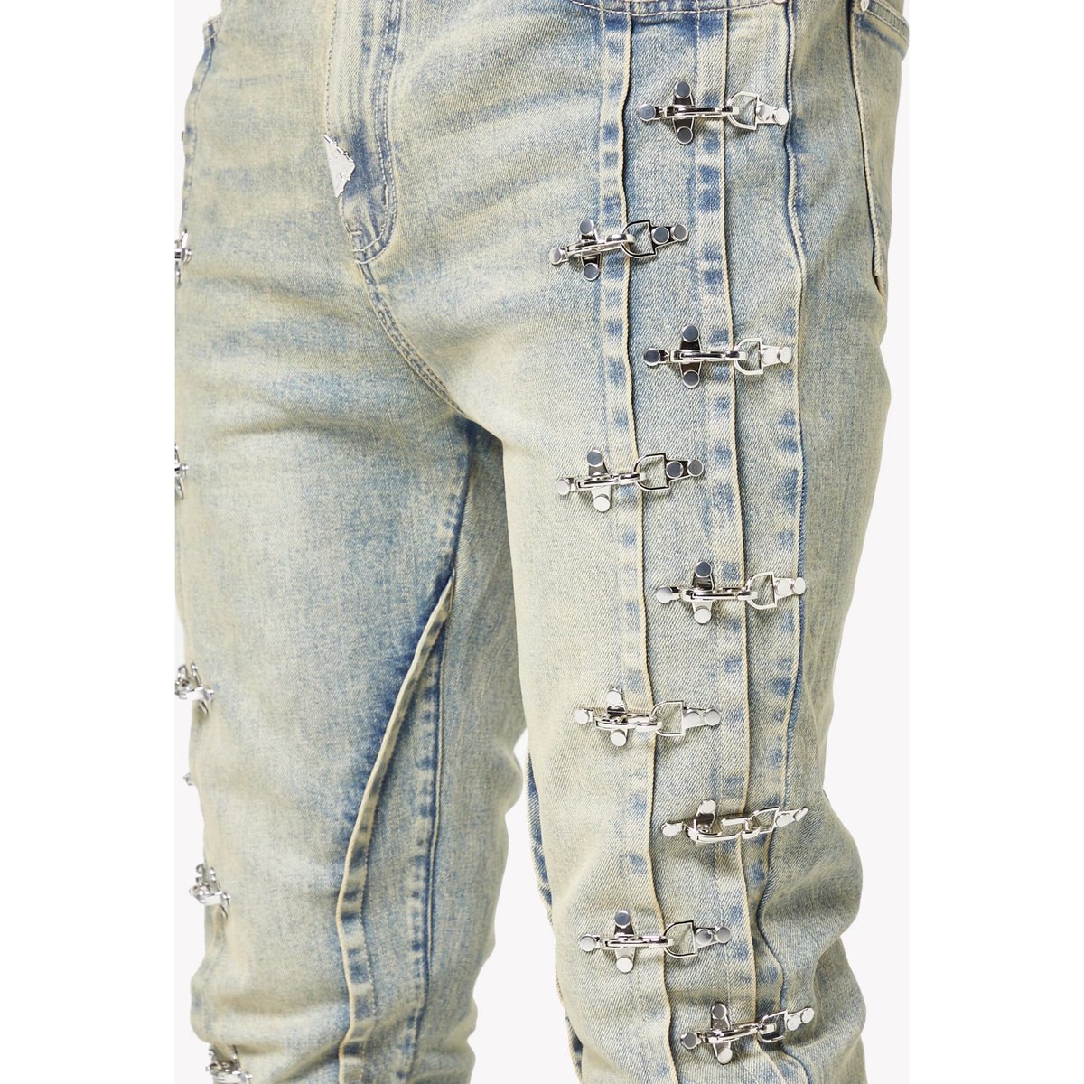 GUAPI Vintage Blue Aviation Clasp Denim (Vintag