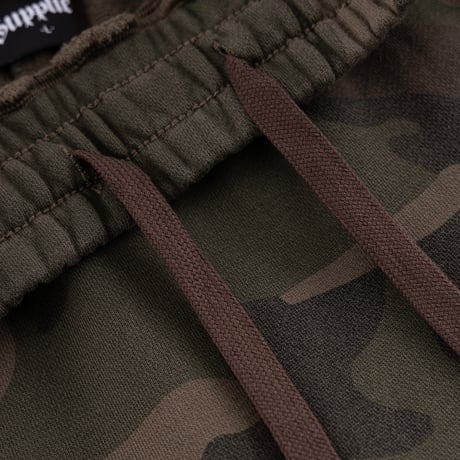 SUPPLIER Camouflage Baggy Sweat Shorts (KAHKI)｜サプライヤー カモフラージュ バギースウェットショーツ（カーキ)