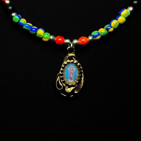 JOHN SOFIA Tears Beads Necklace (Blue)｜ジョンソフィア ティアーズビーズネックレス（ブルー）