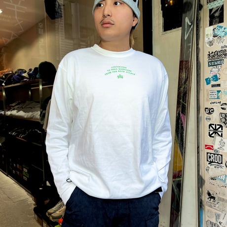 ATTACK ORIGINAL “CONCEPT” Drawcord LS Tee II (Wht)｜アタックオリジナル “コンセプト” ドローコード ロングスリーブT II（ホワイト）