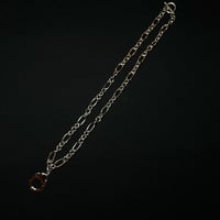 JOHN SOFIA Single Cuff Chain Necklace (SLV)