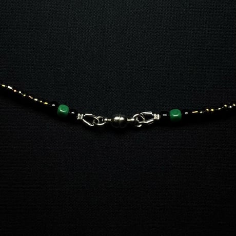 JOHN SOFIA Providence Eye Beads Necklace (Black)｜ジョンソフィア プロヴィデンス アイビーズネックレス（ブラック）