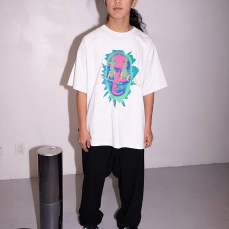 EVISEN FUKUWARAI TEE (White)｜エヴィセン フクワライ ティー（ホワイト)