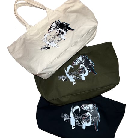 ATTACK ORIGINAL 19th Anniversary Zip Tote (Blk)｜アタックオリジナル 19th ジップトート（ブラック）