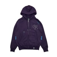 ADG Next Escape Zip Hoodie (Dark Purple)｜エーディージー ネクストエスケープ ジップフーディー（ダークパープル）