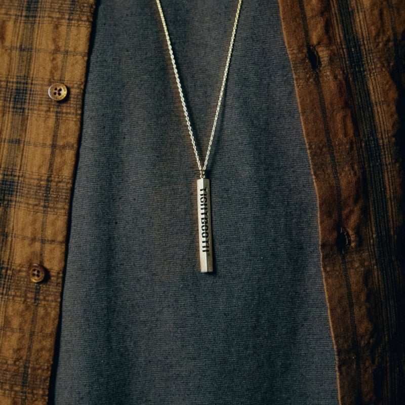 TIGHTBOOTH ANGLE IRON NECKLACE (SILVER)｜タイトブース