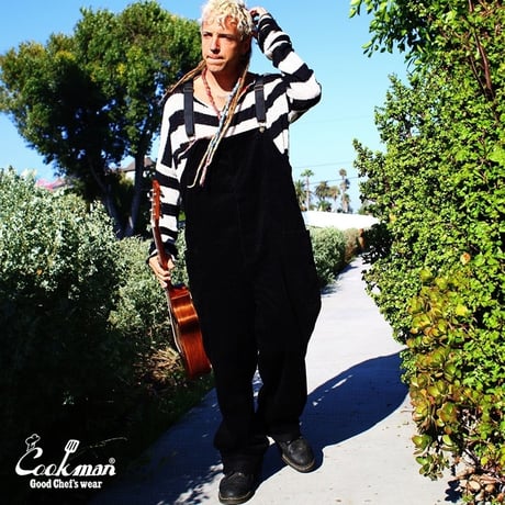 Cookman Fisherman's Bib Overall Corduroy (Black)｜クックマン フィッシャーマンズ ビブオーバーオール コーデュロイ（ブラック）