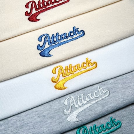 ATTACK ORIGINAL “Attack Sports” Raglan Tee (Black)｜アタック オリジナル “アタックスポーツ” ラグラン ティー（ブラック)