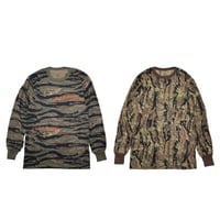 JOHN SOFIA “OLD ARCH” Camouflage LS Tee (Tiger, Realtree)｜ジョンソフィア “オールドアーチ” カモフラージュ ロングスリーブT