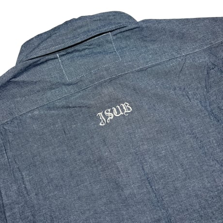 JOHN SOFIA “Staff Uniform” Chambray Shirt (NAVY)｜ジョンソフィア スタッフユニフォーム シャンブレー シャツ（ネイビー）