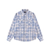 SUPPLIER Rhinestone Cross Check Shirt (BLUE)｜サプライヤー ラインストーン クロス チェックシャツ（ブルー）