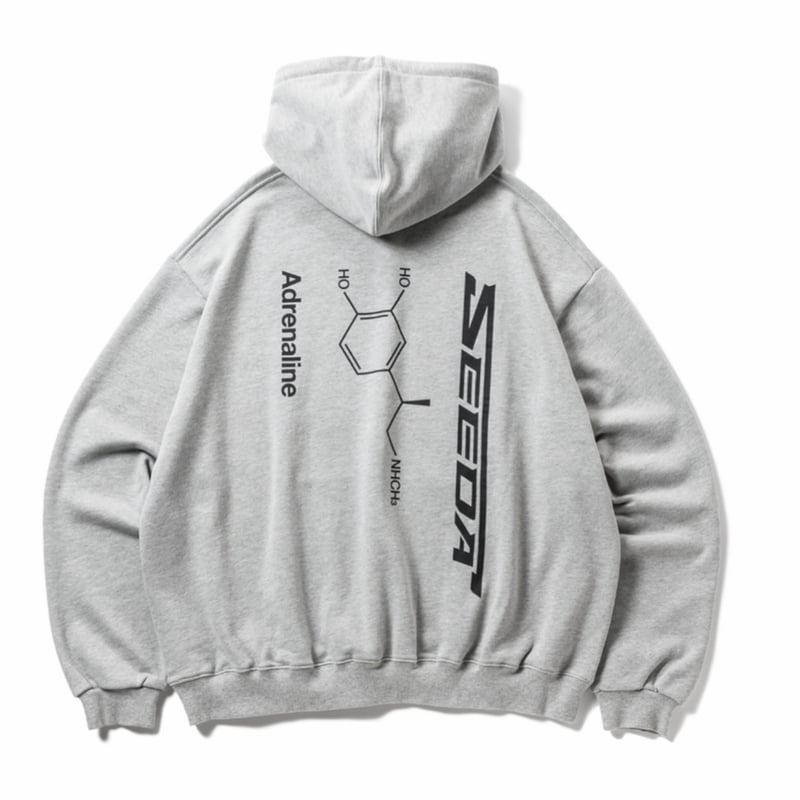 TIGHTBOOTH x SEEDA / ADRENALINE HOODIE (Gray)｜タ
