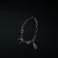 JOHN SOFIA “Moon & Maria” chain bracelet (Silver) | ジョンソフィア “ムーン アンド マリア” チェーン ブレスレット (シルバー)