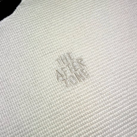 JOHN SOFIA Ringer Thermal Knit (White)｜ジョンソフィア リンガー サーマルニット（ホワイト）